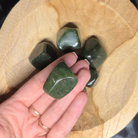 Pierre roulée Jade Néphrite - Cristaux Magiques