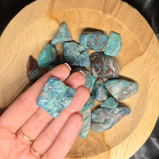 Pierre roulée Shattuckite - Cristaux Magiques