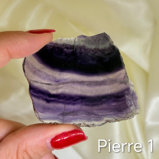 Tranche en Fluorite Rainbow - Cristaux Magiques