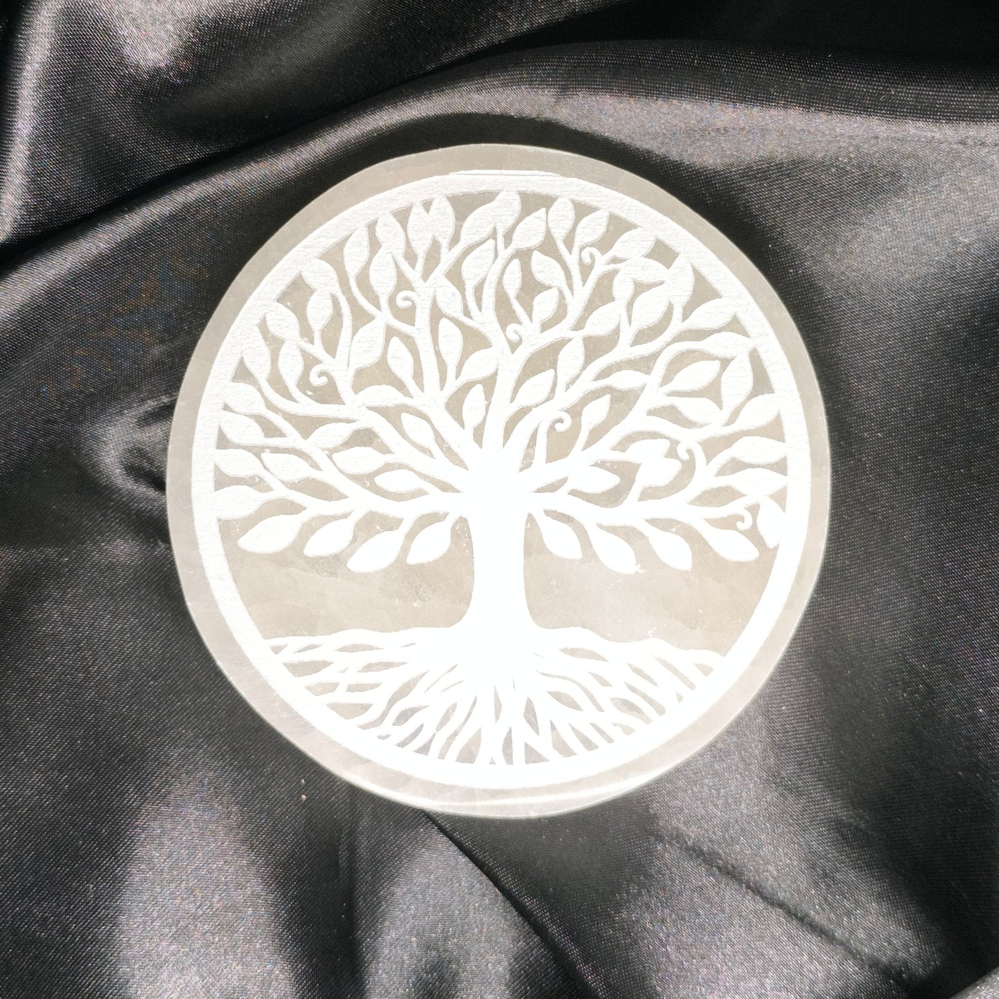 Plaque de Sélénite - Purification et/ou rechargement des pierres, protection - Cristaux Magiques