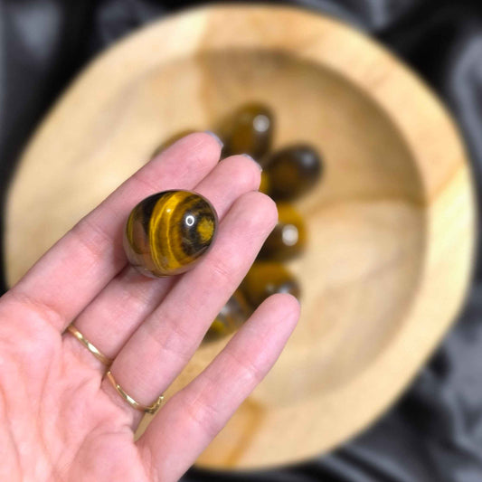 Pierre roulée Œil de tigre - Cristaux Magiques