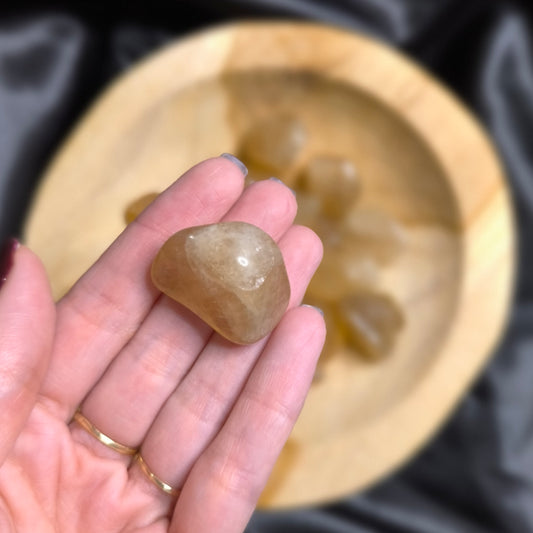 Pierre roulée Citrine naturelle - Cristaux Magiques
