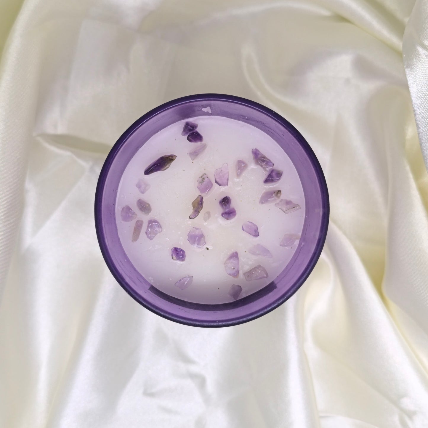 Bougie Chakra du 3ᵉ Œil – Parfum Lavande - Cristaux Magiques