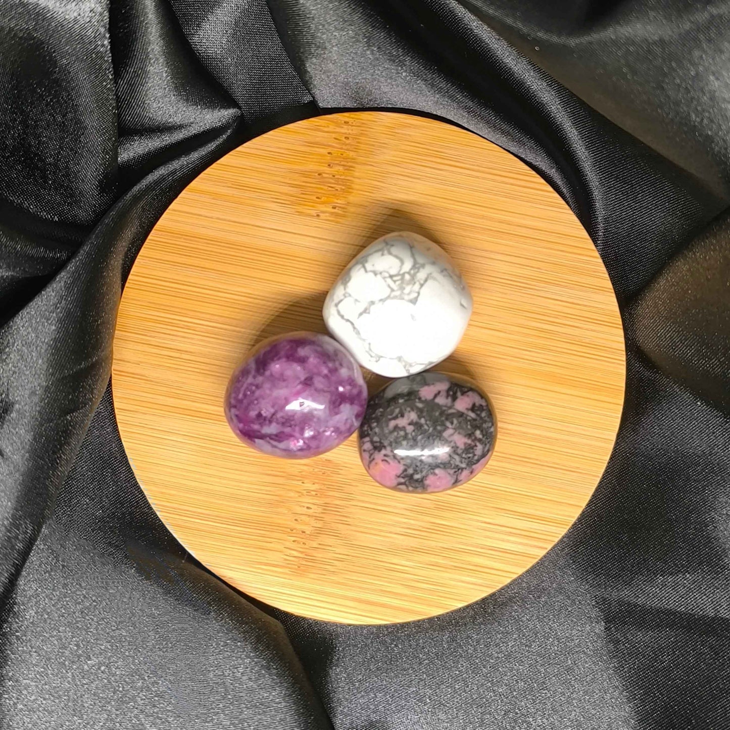 Kit ZenToGo : Le Trio de Pierres pour Apaiser Stress et Angoisses - Cristaux Magiques