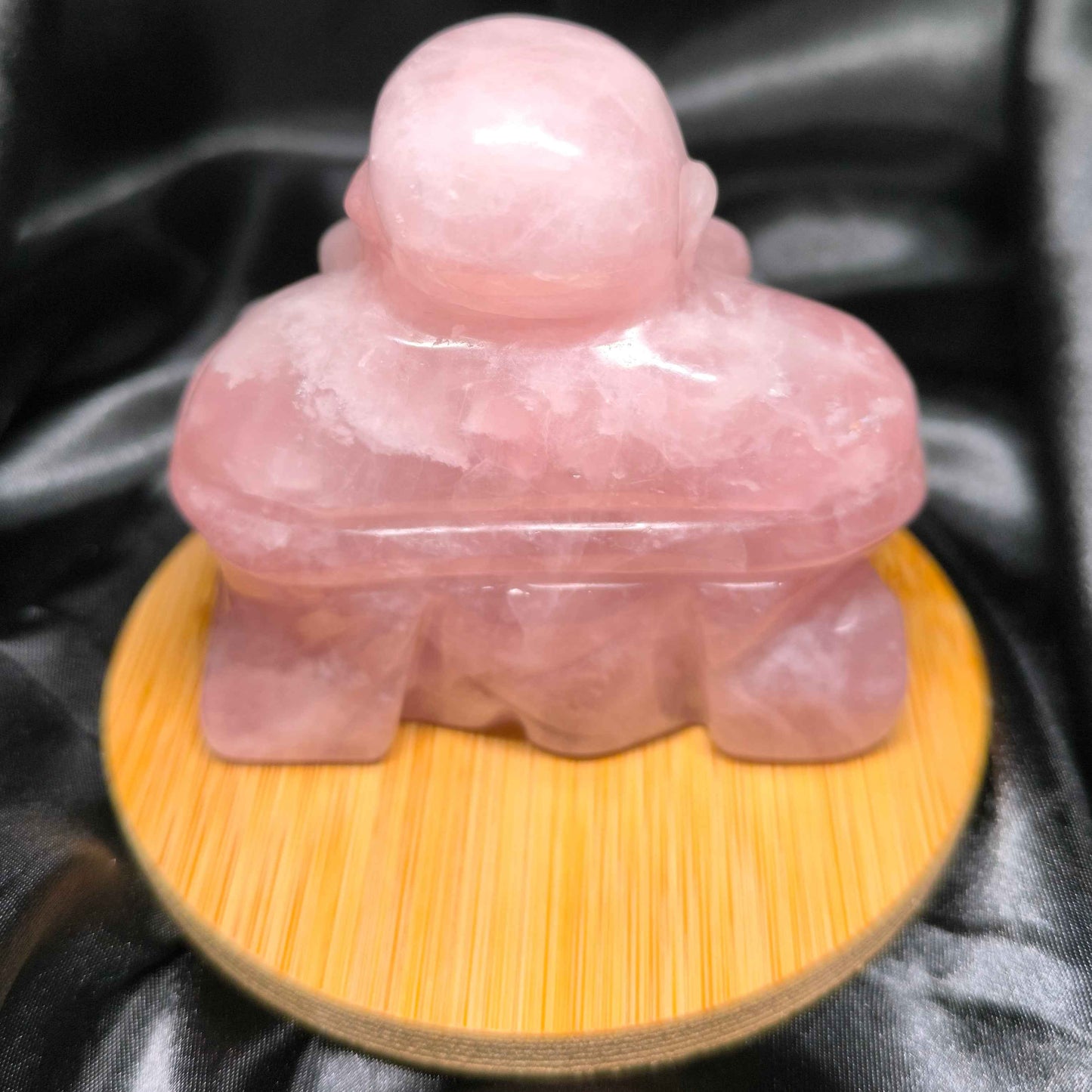 Bouddha en Quartz rose - Cristaux Magiques