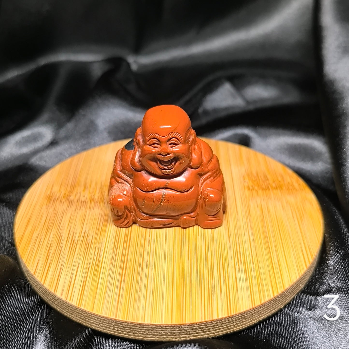 Bouddha en Jaspe rouge