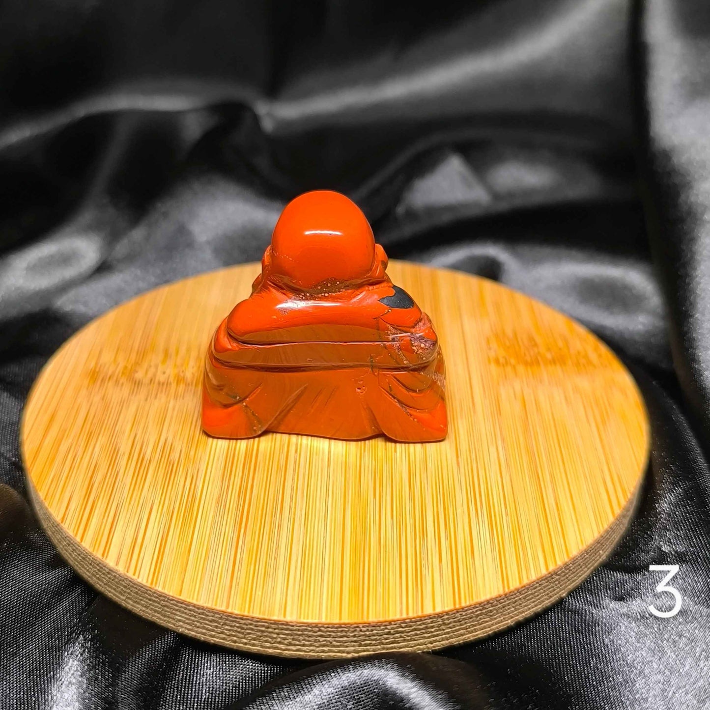 Bouddha en Jaspe rouge - Cristaux Magiques