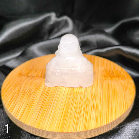 Bouddha en Cristal de roche - Cristaux Magiques