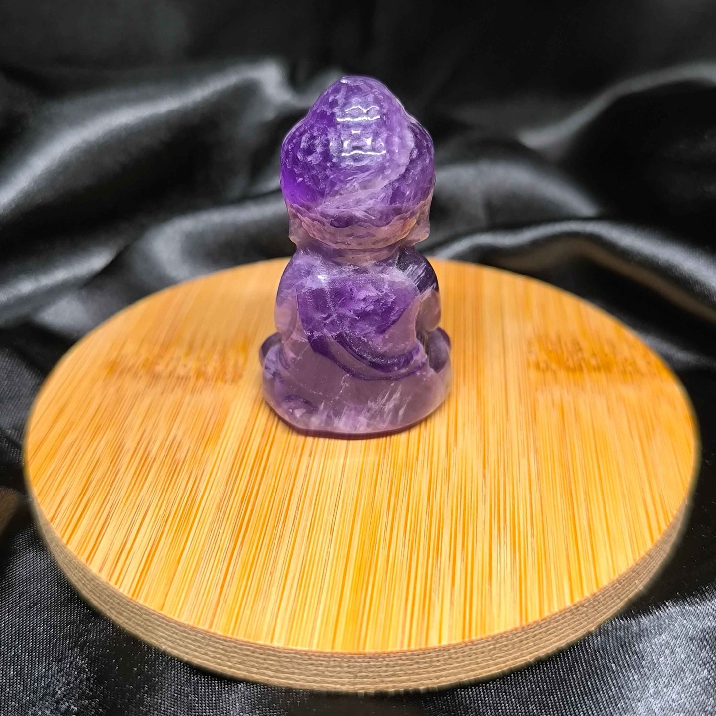 Bouddha indien en Améthyste - Cristaux Magiques