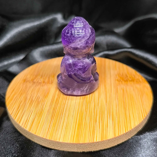 Bouddha indien en Améthyste - Cristaux Magiques