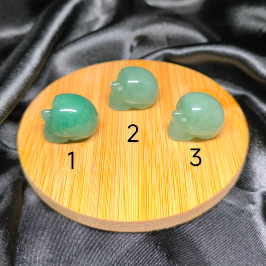 Crâne en Aventurine verte - Cristaux Magiques