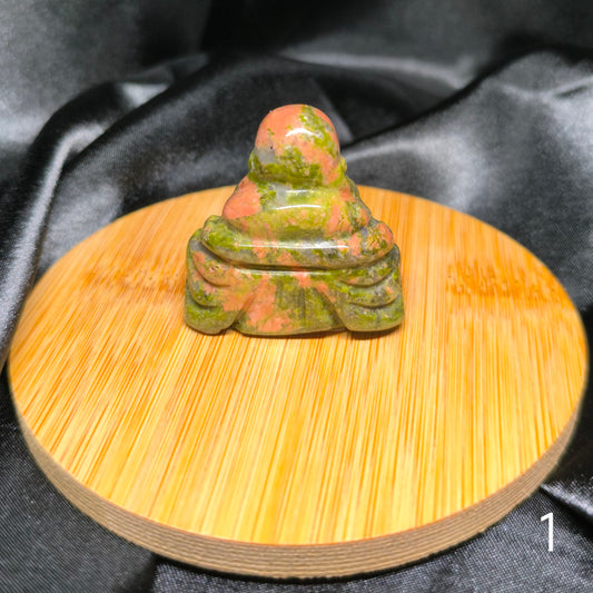 Bouddha en Unakite - Cristaux Magiques