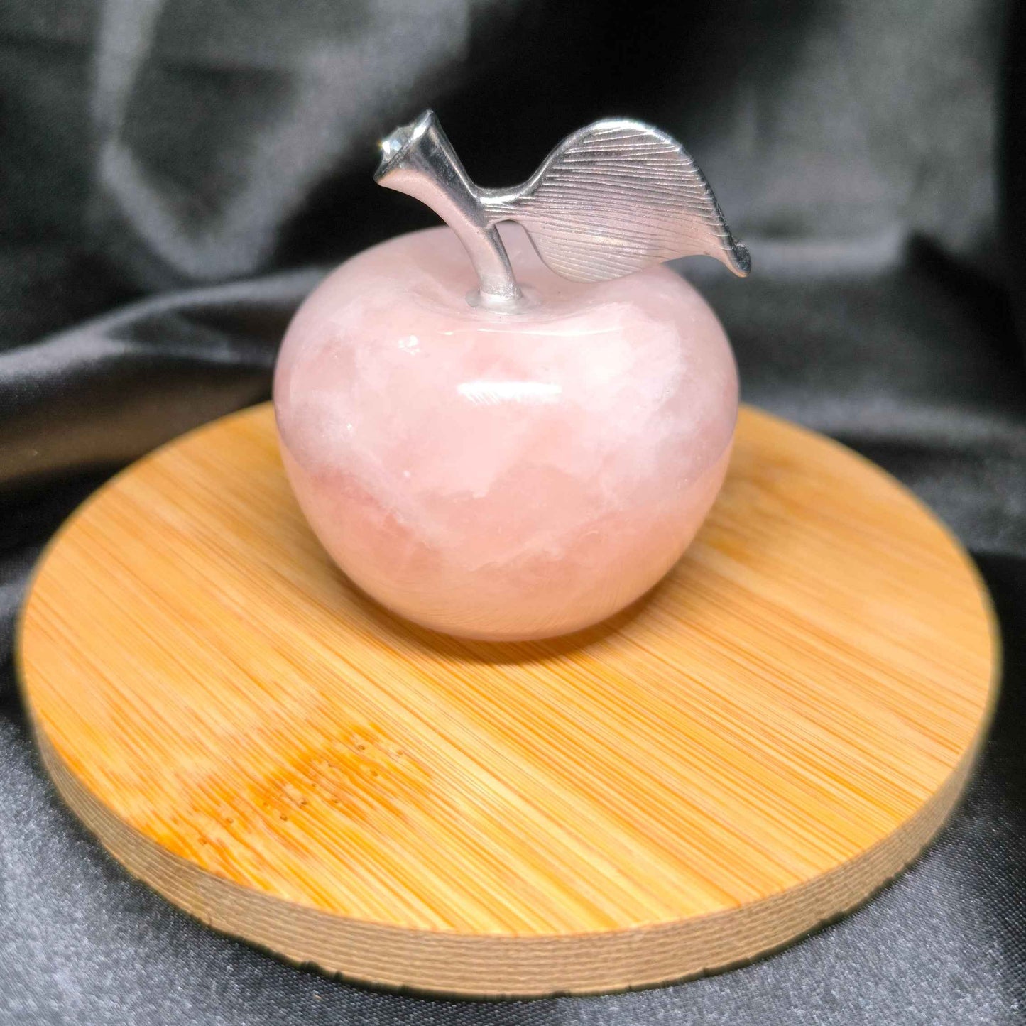 Pomme en Quartz rose - Cristaux Magiques