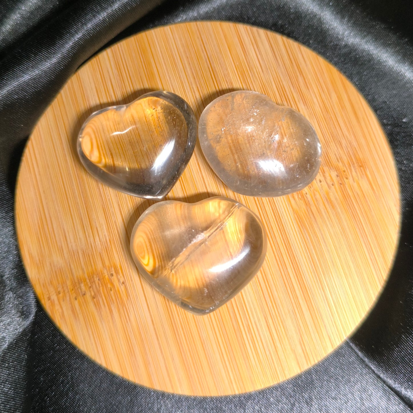 Cœur en Quartz Fumé