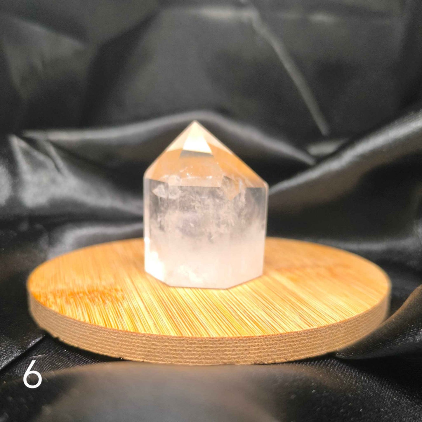 Pointe en Cristal de roche - Cristaux Magiques