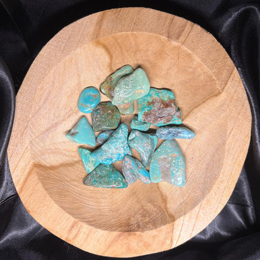 Pierre roulée Turquoise