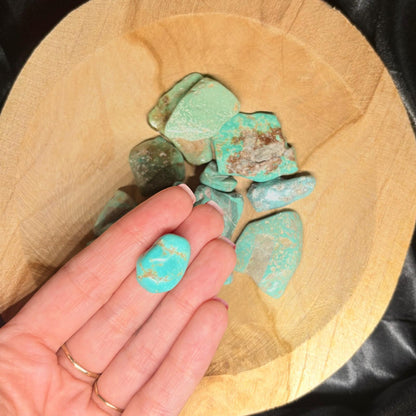 Pierre roulée Turquoise