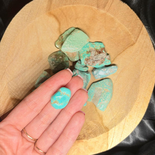 Pierre roulée Turquoise