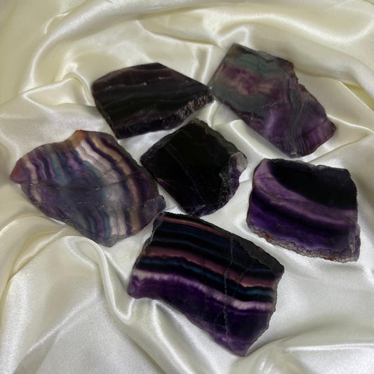 Tranche en Fluorite Rainbow