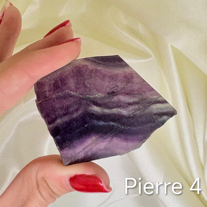 Tranche en Fluorite Rainbow