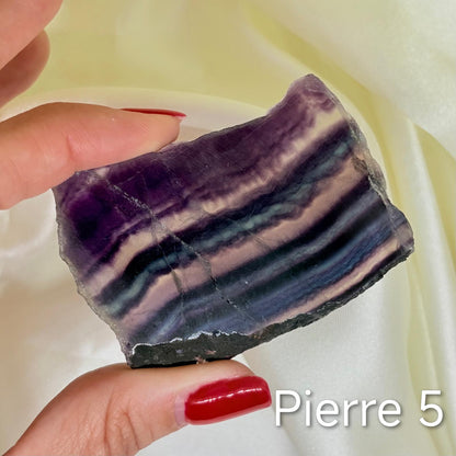Tranche en Fluorite Rainbow
