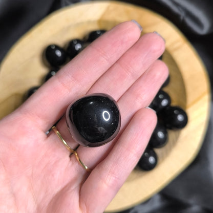 Pierre roulée Obsidienne noire