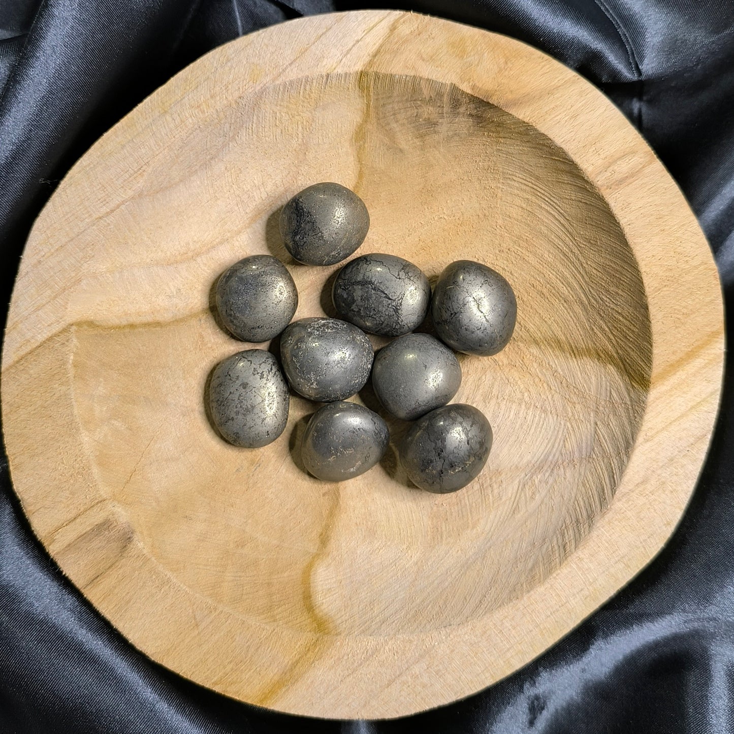 Pierre roulée Pyrite