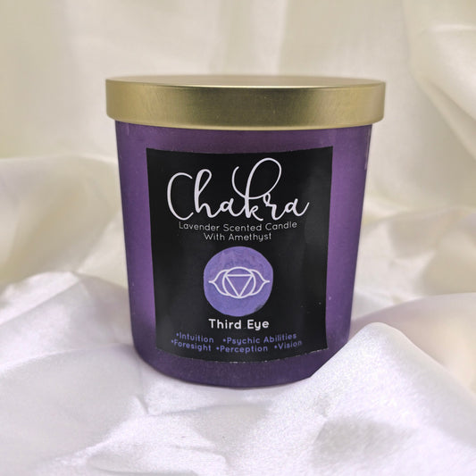 Bougie "Chakra du 3ᵉ Œil" – Parfum Lavande