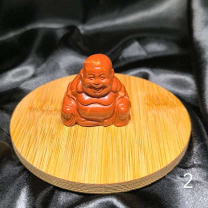 Bouddha en Jaspe rouge
