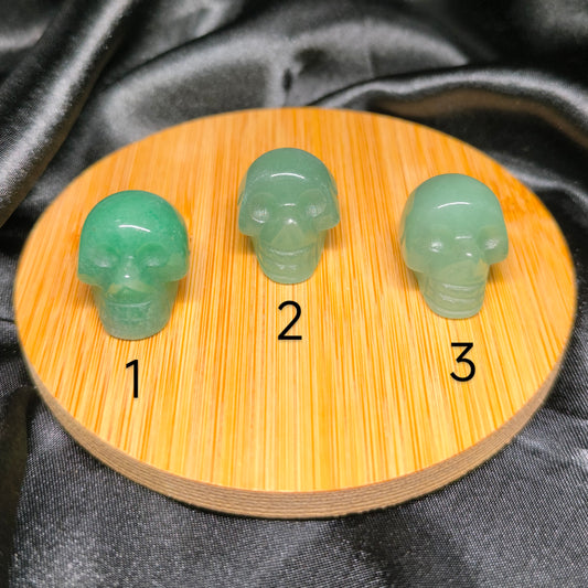 Crâne en Aventurine verte