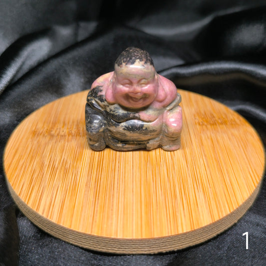 Bouddha en Rhodonite