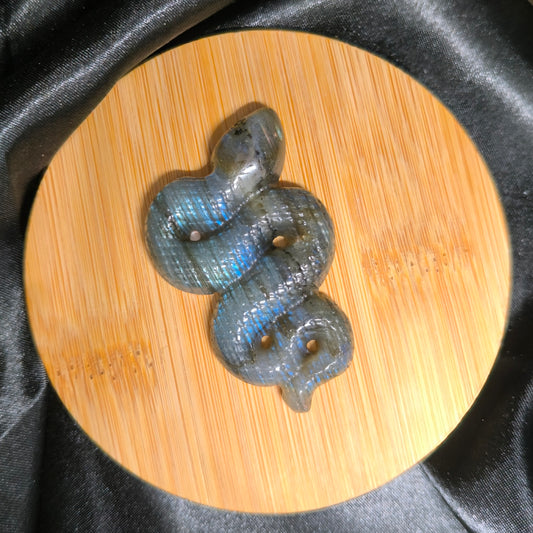 Serpent en Labradorite